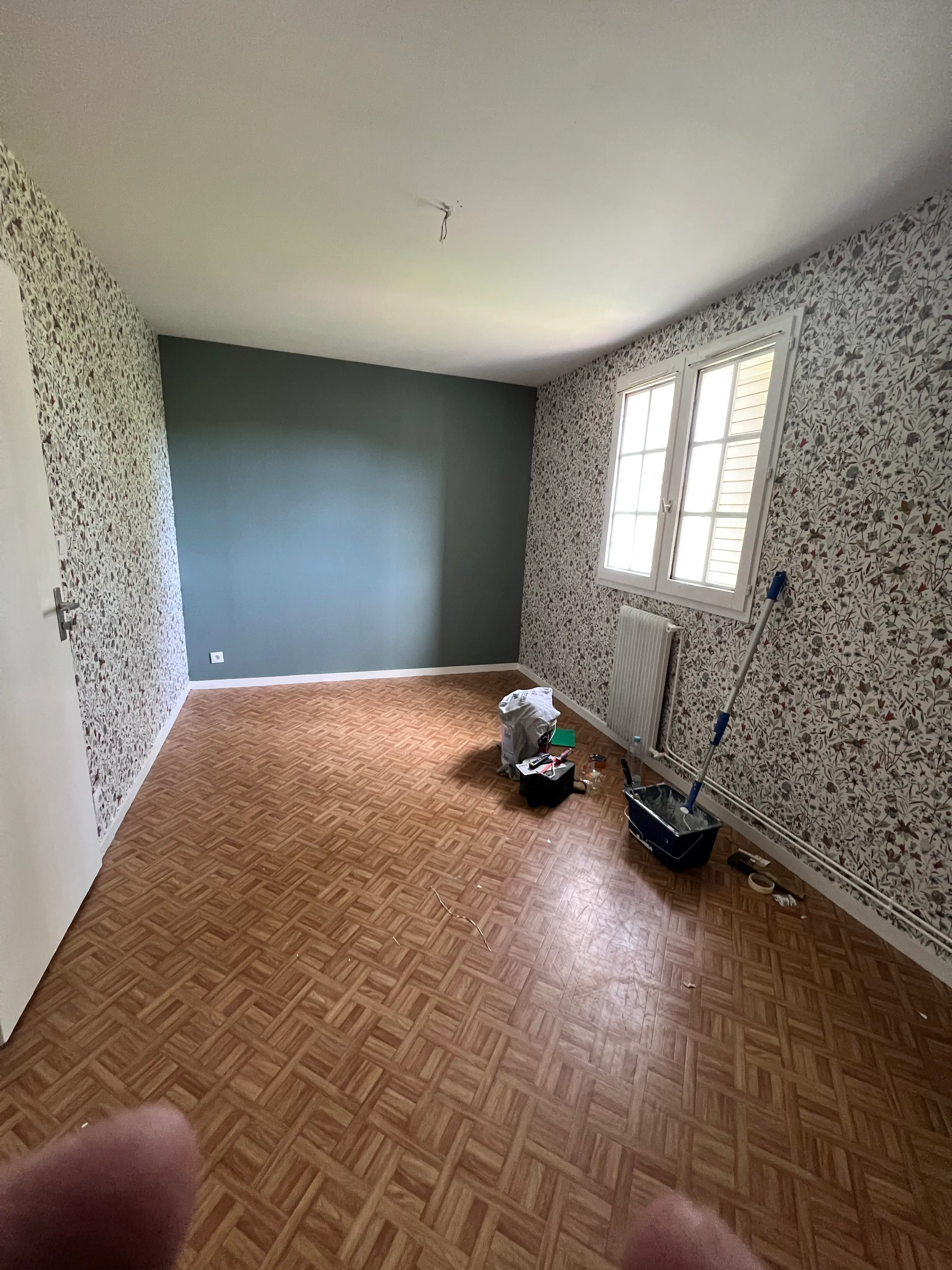 Toiture en ardoise après rénovation complète